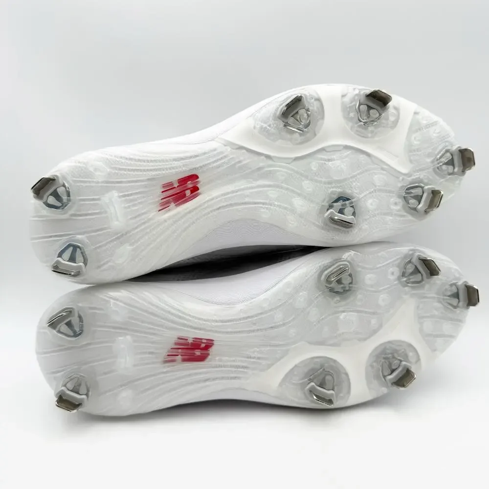 New Balance Mens FuelCell 4040v7 Baseball Cleats Size 14 White Black Metal NWOB